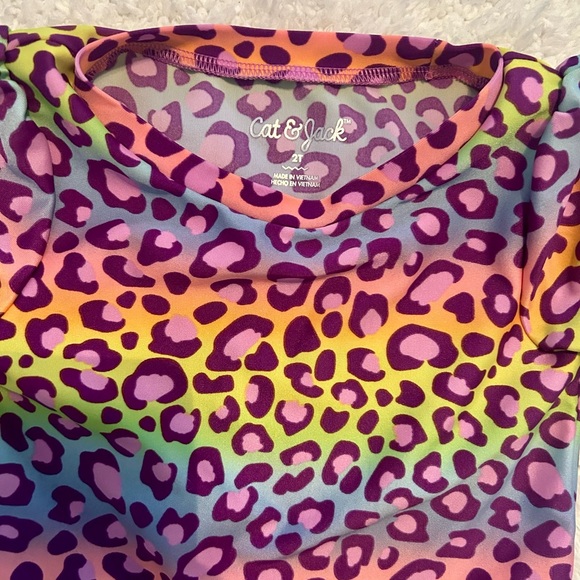 Cat & Jack 2T Animal Print Swimsuit - Picture 4 of 6